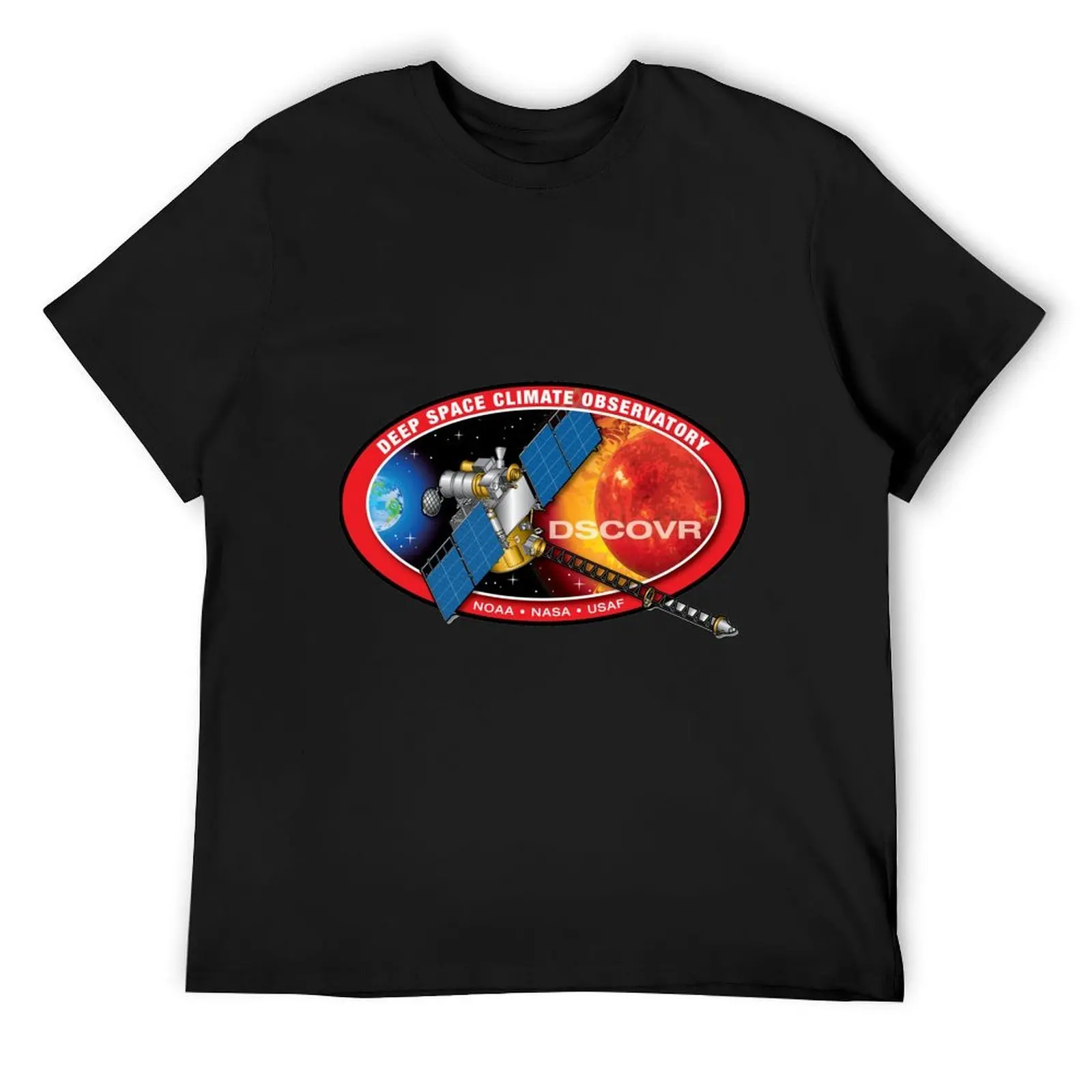 

Deep Space Climate Observatory (DSCOVR) Logo T-Shirt topping anime figures plain t shirt men
