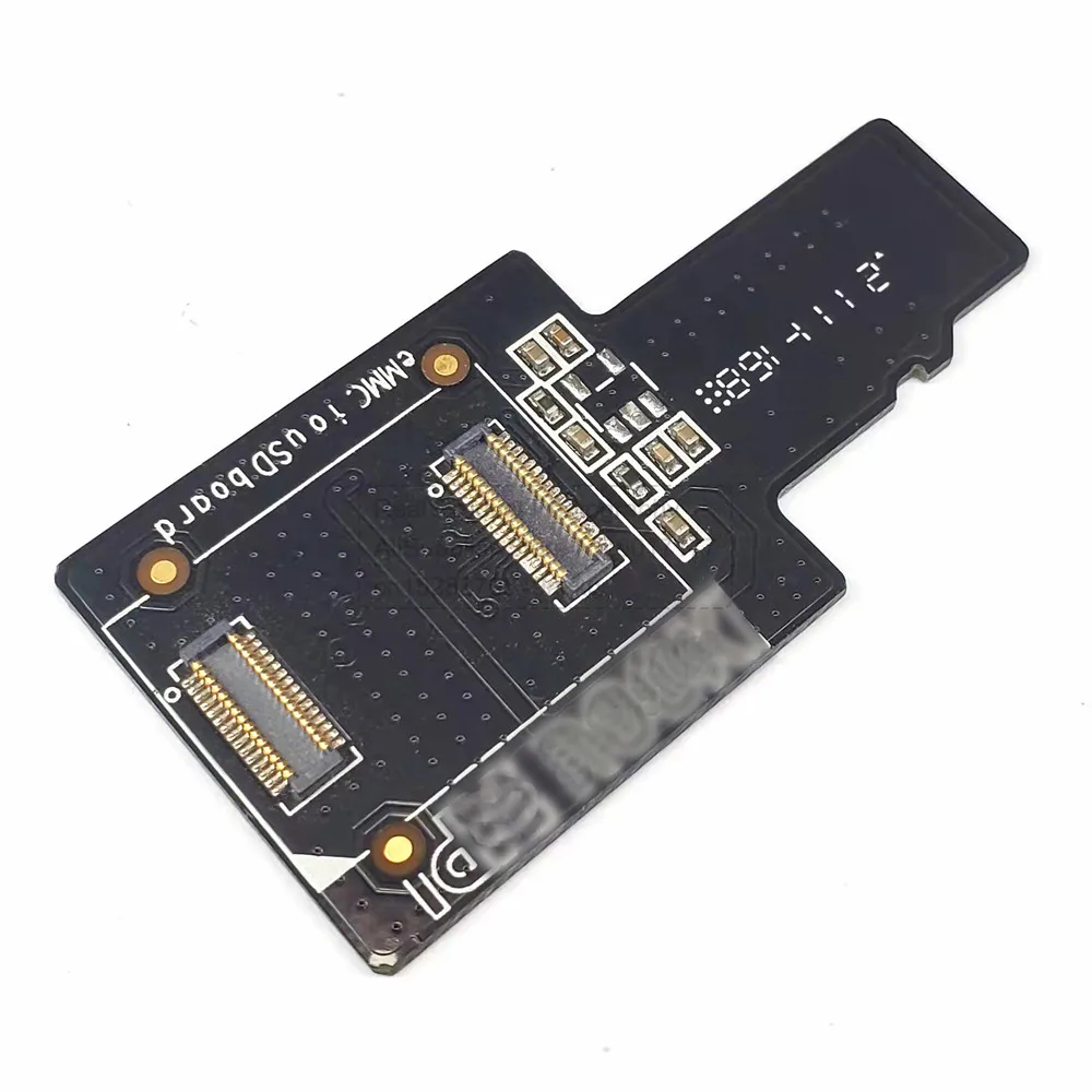 eMMC to uSD Board for ROCK PI 4 Adapter Board Black Micro SD eMMC Modules