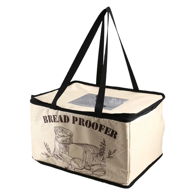 

ABUL-Bread Proofing Box с нагревателем для точной температурной ферментации, складной согревающий ящик для теста на молнии