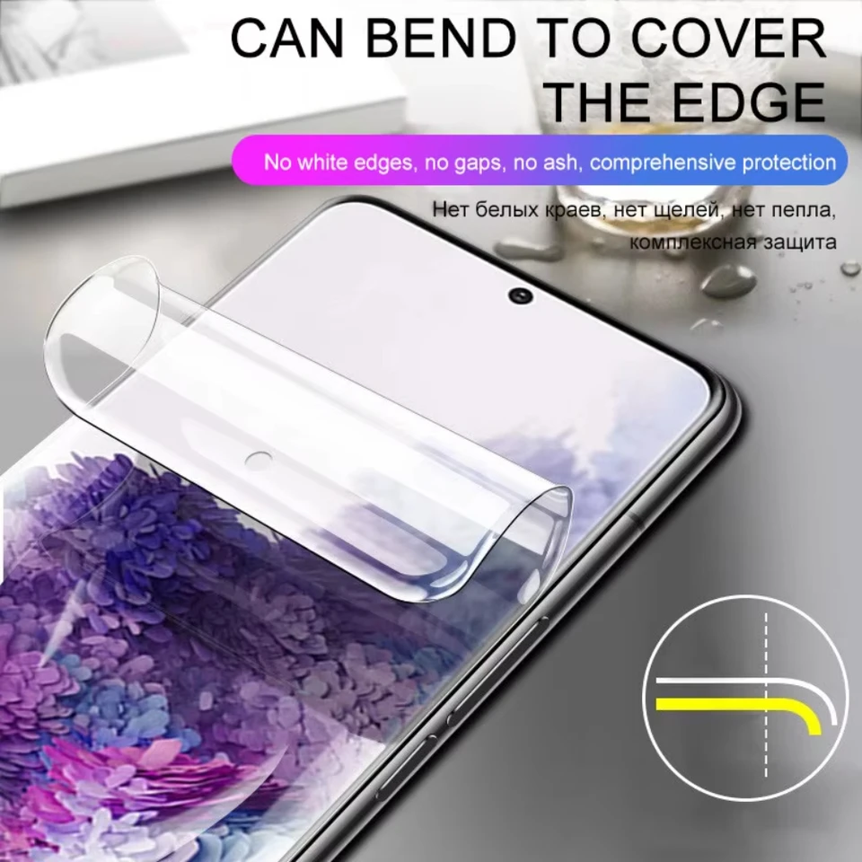 NNBILI 4 Piezas Película de Hidrogel para Samsung Galaxy S25 S24 S23 S22 S21 S20 Ultra Plus Protector de Pantalla para Samsung S26 Ultra S21 FE 2