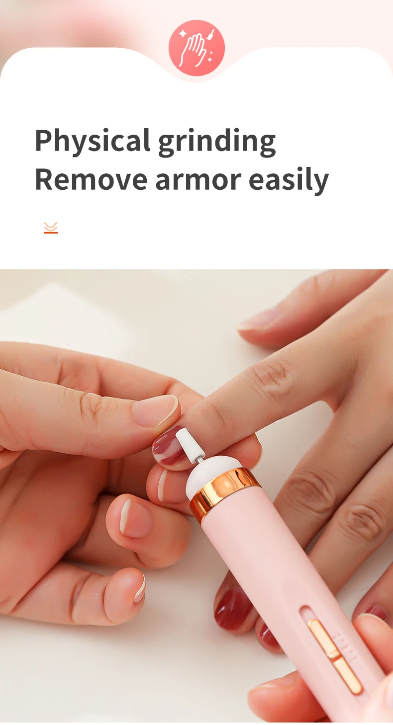 Portable Electric Foot Grinder USB Rechargeable Adjustable Speed Pedicure Tool Dead Skin Callus Remover for Foot Care image 6