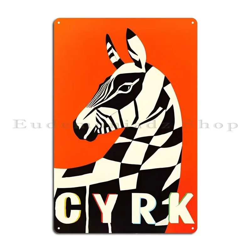 Polish Circus Cyrk Metal Sign Mural Cinema Cave Custom Home Tin Sign Poster