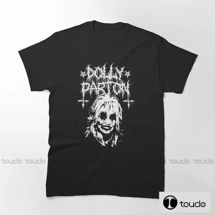 New Metal Dolly Parton Tshirt Summer Cool Fashion T Shirt Men Casual T-Shirt Men Short Sleeve Streetwear Tops Tees