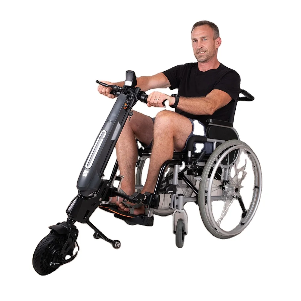 Coofull  Mijo Technology 16inch Wheel Handbike Mt03 Sport Wheelchair Attachment 48V 800W Power Handcycle for Manual Wheelchair