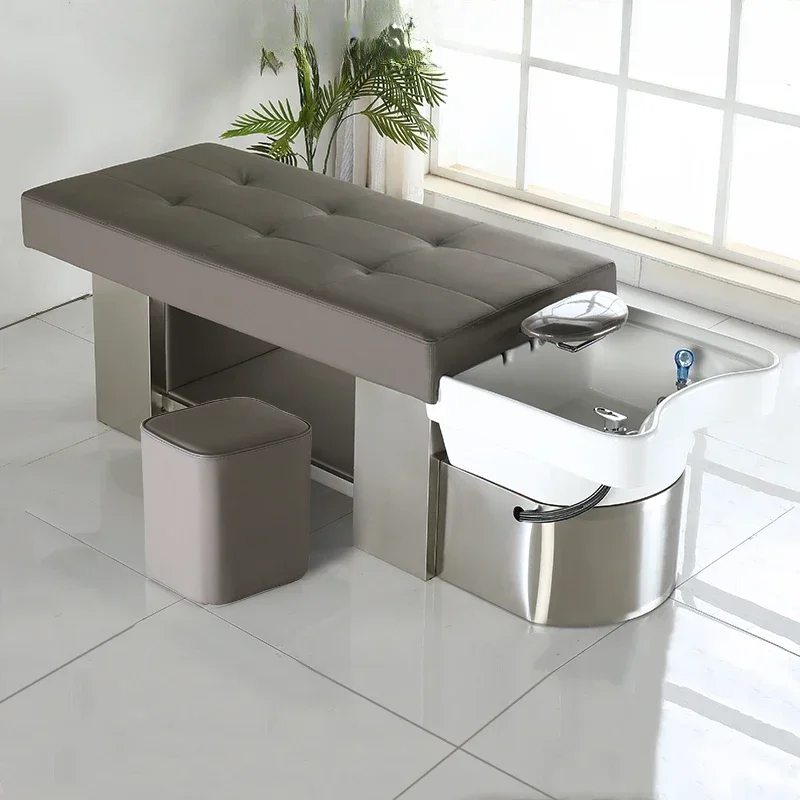 

Display Chair Shampoo Bed Stylist Washbasin Beauty Hydraulic Shampoo Circulation Basin Sillas Commercial Cadeira Hotel Furniture