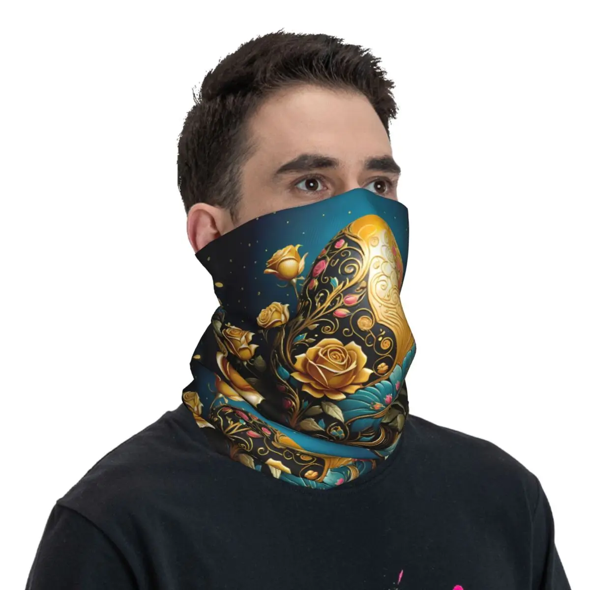 Easter Egg Scarf Neckerchief Neck Face Mask Polyester