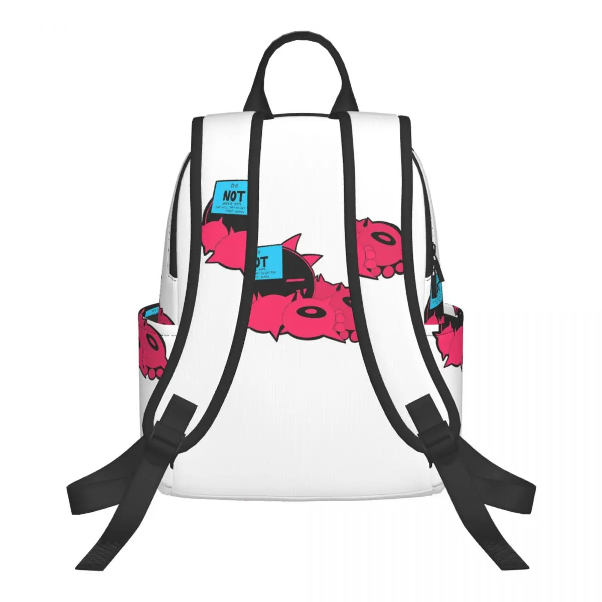 Just Shapes And Beats Blixer Bad Cat Student Backpack School Bag Hiking Travel Daypack for Boys Girls Bookbag Shoulder Bags