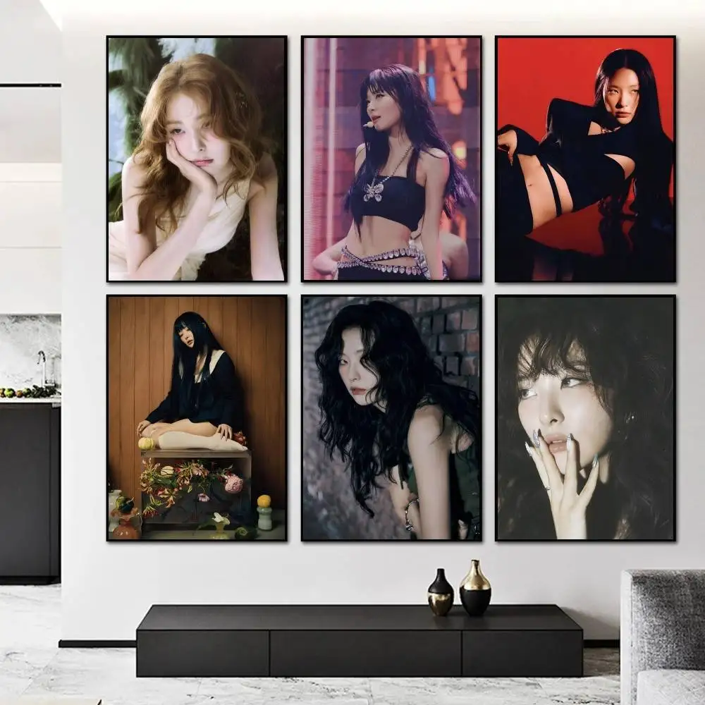 Seulgi R-Red Velvet  Poster and Prints Wall Art Pictures for Modern Bedroom Game Room Home Decor
