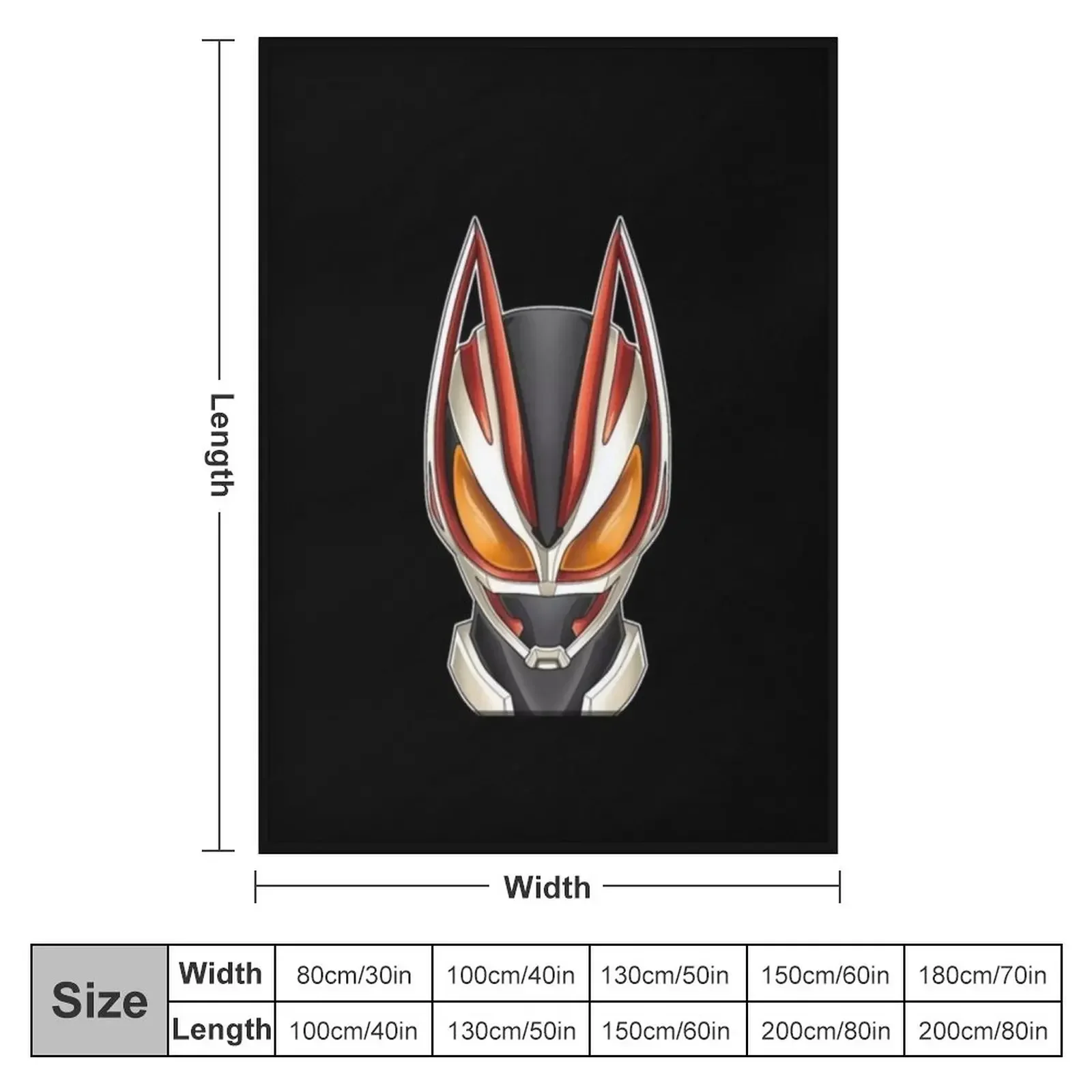 New kamen rider geats Throw Blanket Flannel Summer Beddings Blankets