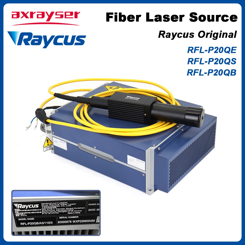 Raycus Laser Source 20W RFL-P20QS RFL-P20QB RFL-P20QE 20W Q-Switched Pulse Fiber Laser for Fiber Laser Welding Machine