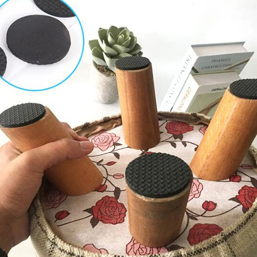 

60Pcs Chair Leg Covers Table Feet Pads Non Slip Floor Protectors Silent Durable for Dining Room Kitchen Office School