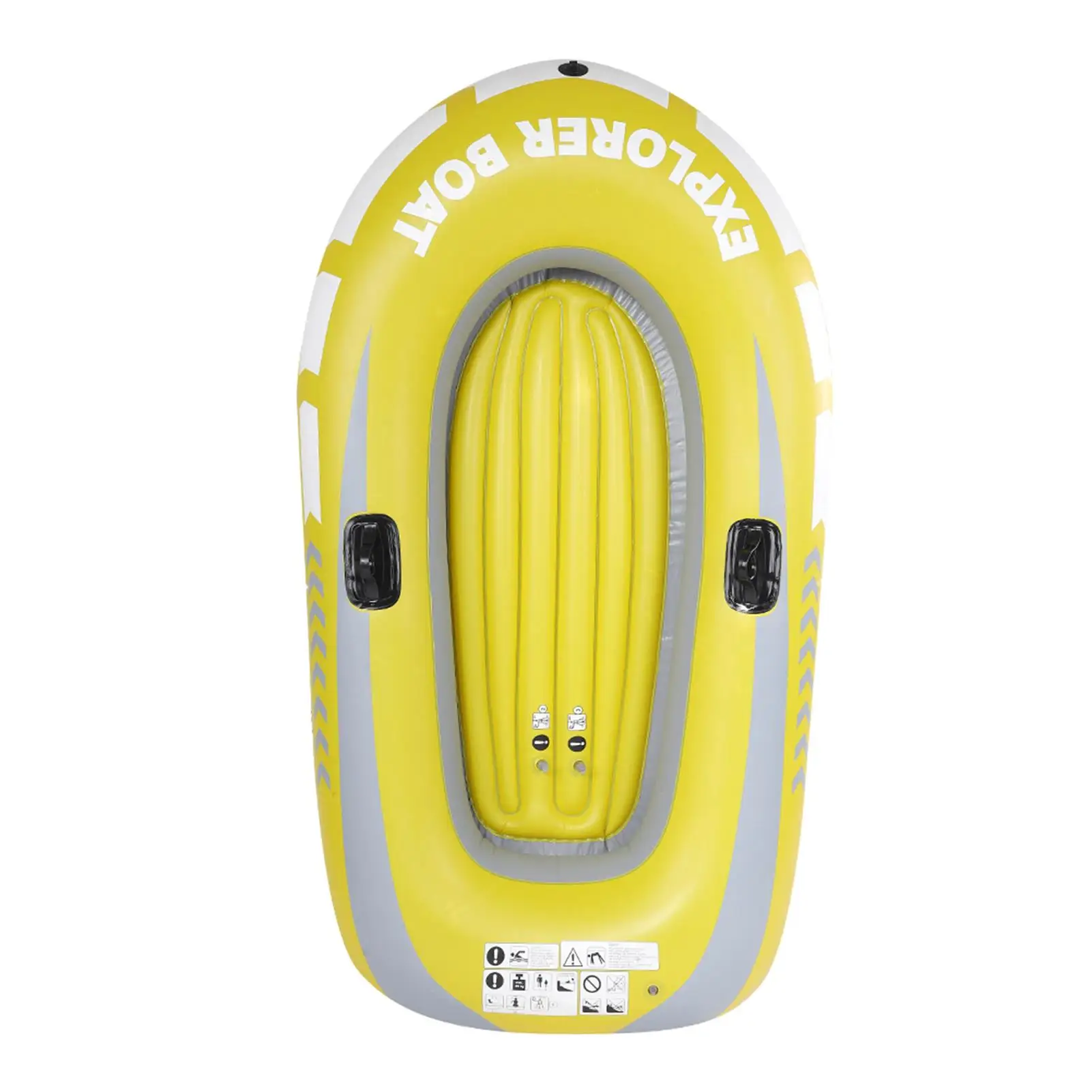 

Inflatable Kayak Canoe for 1/2 Persons - Fishing & Diving Boat with Double Valve - Drifting & Rowing Accessory