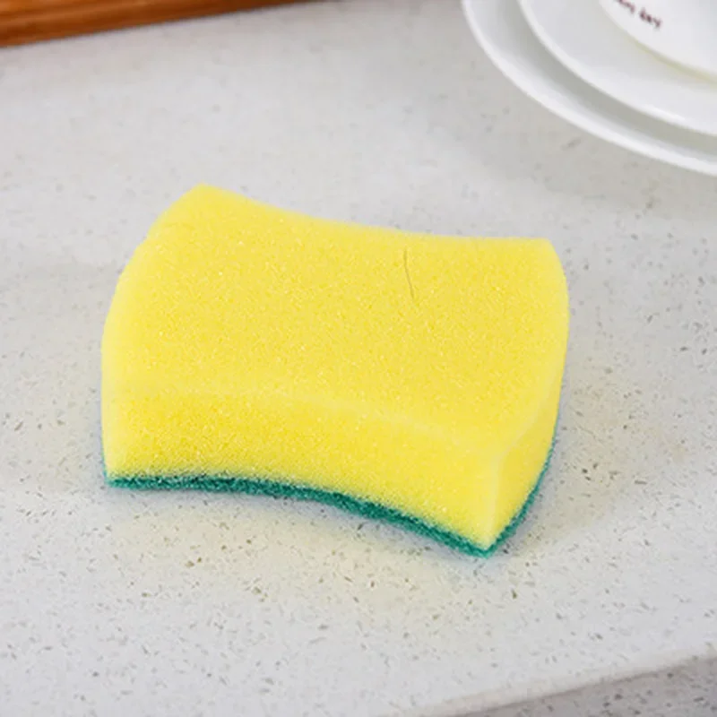Magic Cleaning Sponges Double-sided Reusable Kitchen Sponge Wipes Pan Pot Dishwashing Scouring Tools Reusable Dishwashing Sponge