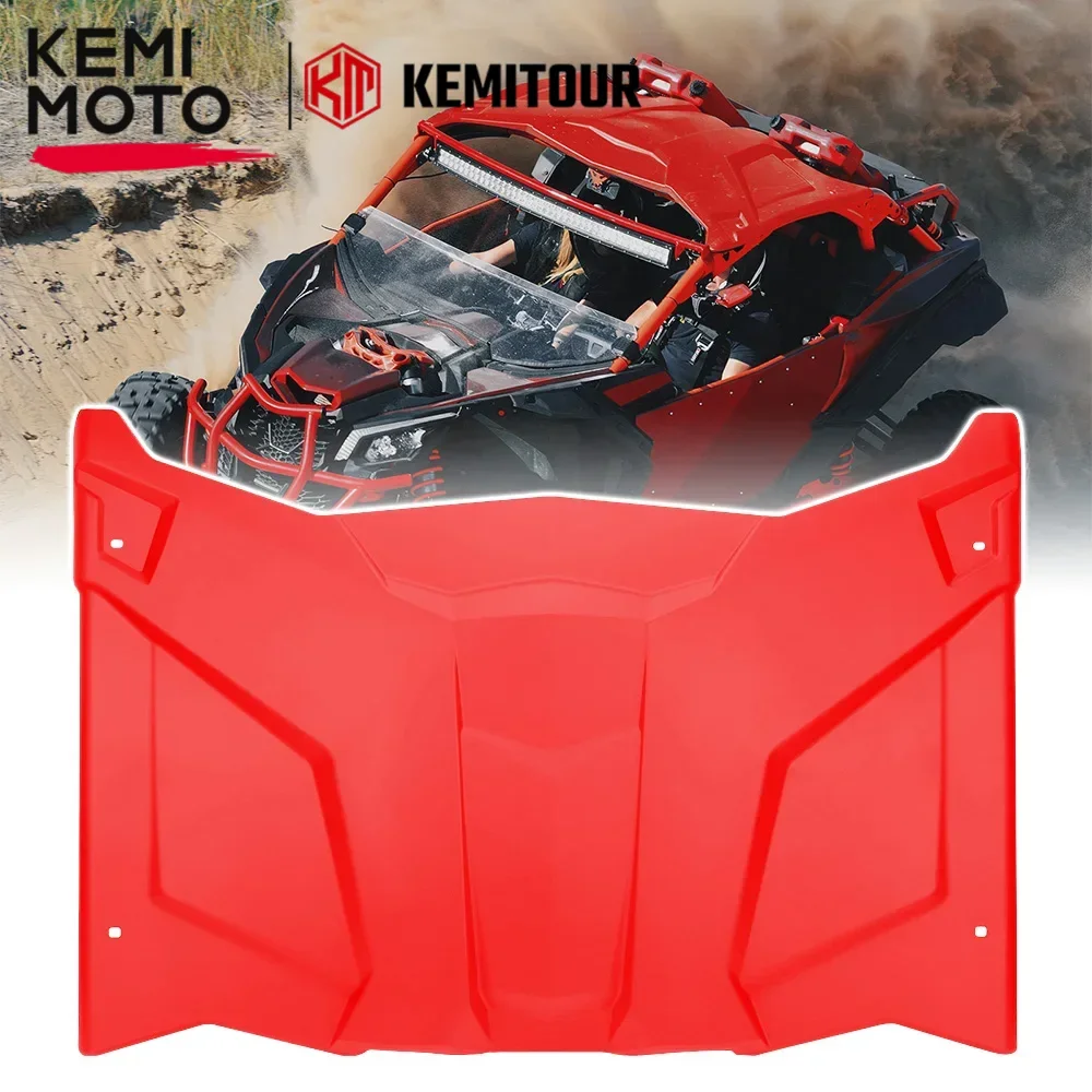 

KEMIMOTO UTV Red Roof Hard Top 715002902, 1 шт., совместим с Can-Am Maverick X3 4x4 XRC 1x XRC XRS RS DS Turbo DPS 2-Door