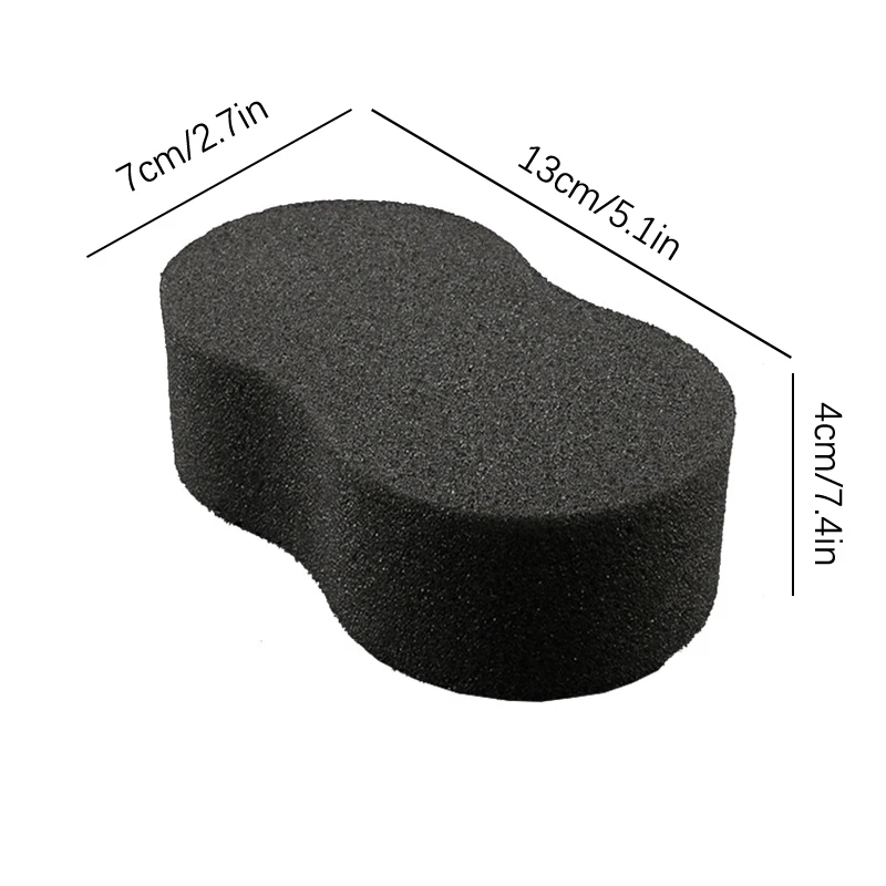 فرشاة شعر إسفنجية سحرية مزدوجة الجوانب لقصات الشعر، أداة إسفنجية سوداء لصالونات التجميل