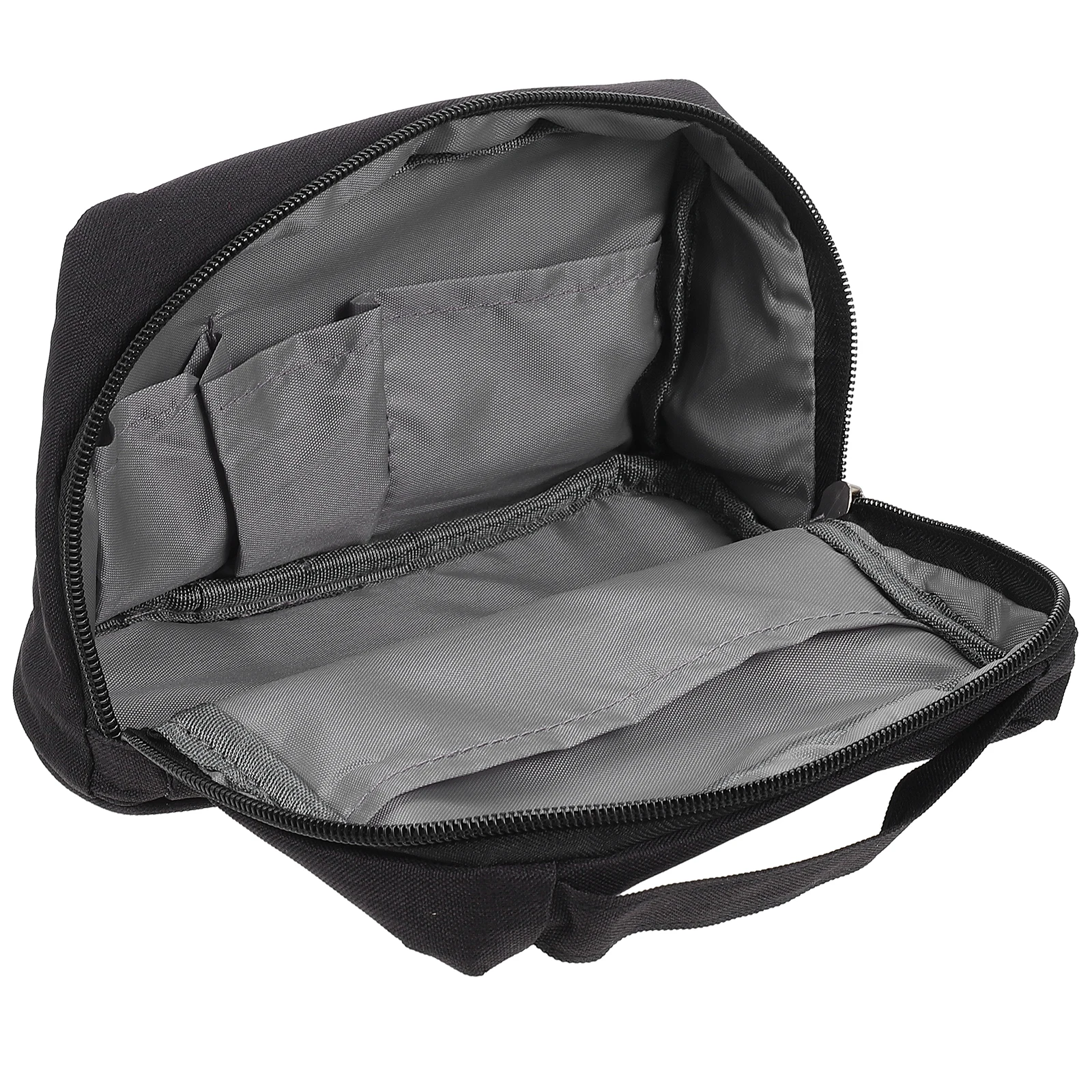 

Data Cable Storage Bag Portable ganizer Gray Wear Resistant Travel Electronic Pouch Tote Digital Accessories Container Line