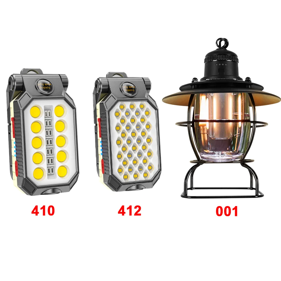 [CLEARANCE SALE] Powerful Camping Flashlight Lantern Outdoor Large Floodlight Multi-functional foldable Spotlight Waterproof