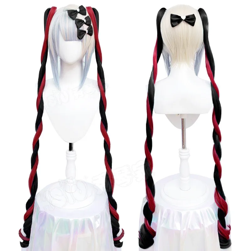 Anime Game Needy Girl Overdose KAngel Cosplay Wig Dark Angel Lolita Double Ponytails For Women Halloween Costume Accessories Wig view 4