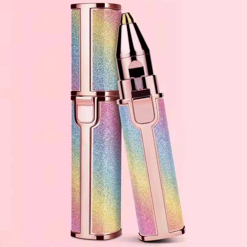 

Перезаряжаемый инструмент для удаления бровей, безболезненный прецизионный триммер, бритва для лица, губ, носа, удаления волос на лице для женщин