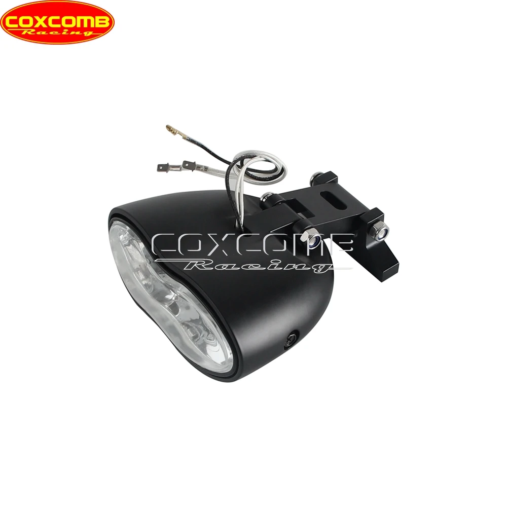 كشافات أمامية مزدوجة الإضاءة للدراجات النارية ET Cyclops كشافات لـ Kawasaki Z Ninja Vulcan Versys سوزوكي GSX-S GSX-R بوليفارد V-strom BMW #4