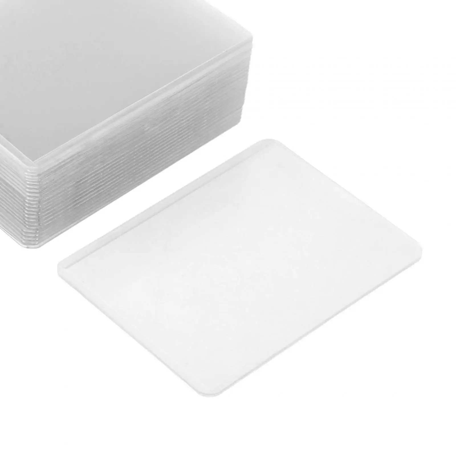 Card Sleeves Protectors Clear Plastic Card Holder for Gaming Sports Baseball Football Hobbyists