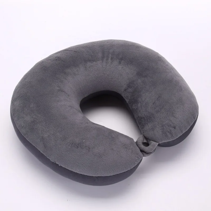 U Shaped Travel Pillow Particles Microbeads Neck Car Plane Pillows Soft Cushion Home Outdoor Textile Stock Home & GardenPillow