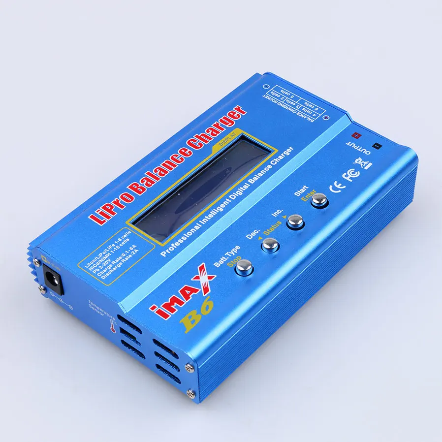 Digital Imax B6 80W Balance Charger T/Tamiya/XT60 Plug With 12V/5A DC Converter Adapter For RC Lipo NiMH NiCd Li-ion Battery