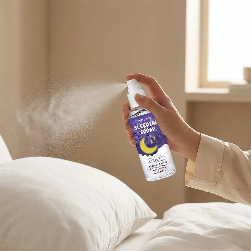 Lavender Sleep Spray Relieves Anxiety Relaxes Body & Mind Helps Improve Sleep Quality Relieves Anxiety&Helps People Fall Asleep