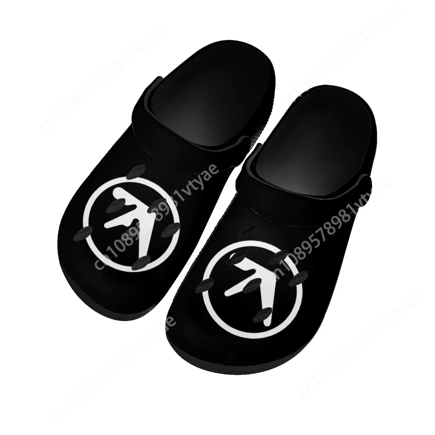 Aphex Twin Electronic Music Mixer Home Clogs Custom Water Shoes Mens Womens Teenager Shoes Clog Breathable Beach Hole Slippers