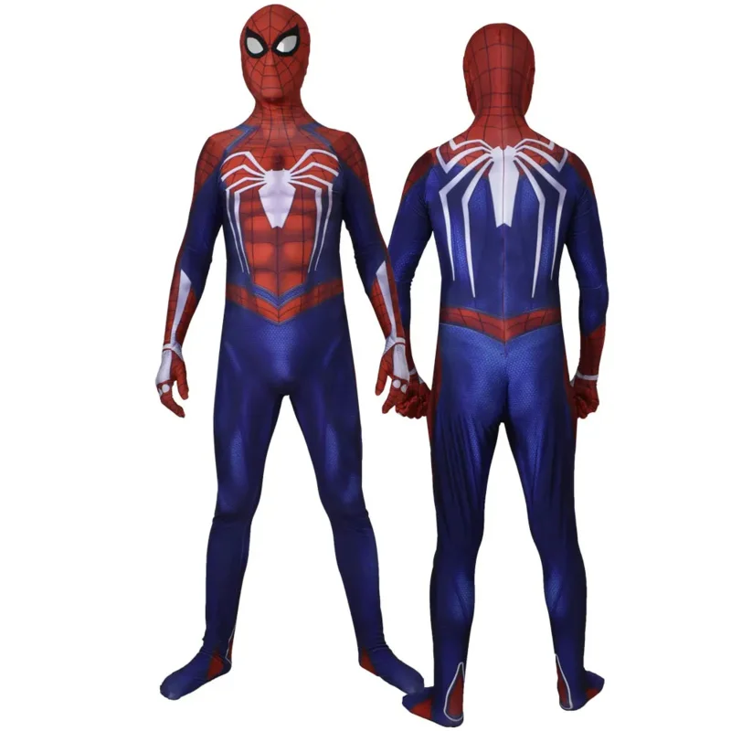 Halloween PS4 Game Spidercosplay Costume Boys Men  Bodysuit Zentai Full Body Suit Adult Kids Jumpsuit