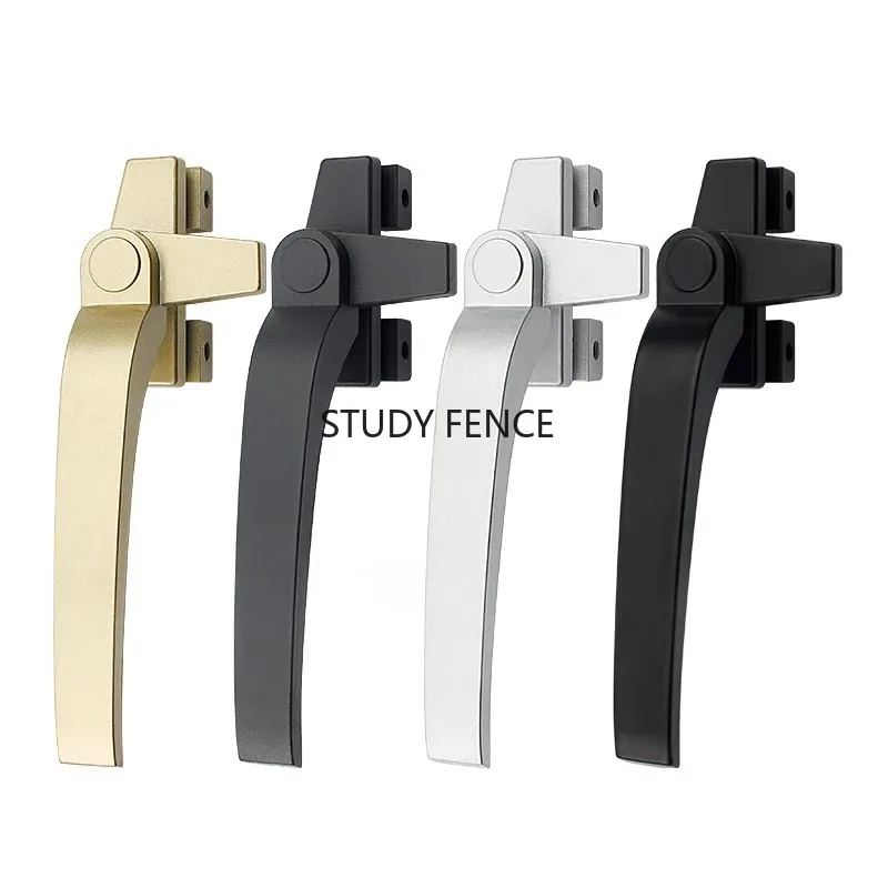 

1 комплект оконных ручек из алюминиевого сплава, тип 38, ручка замка для створки, безопасный универсальный левый и правый боковой рычаг