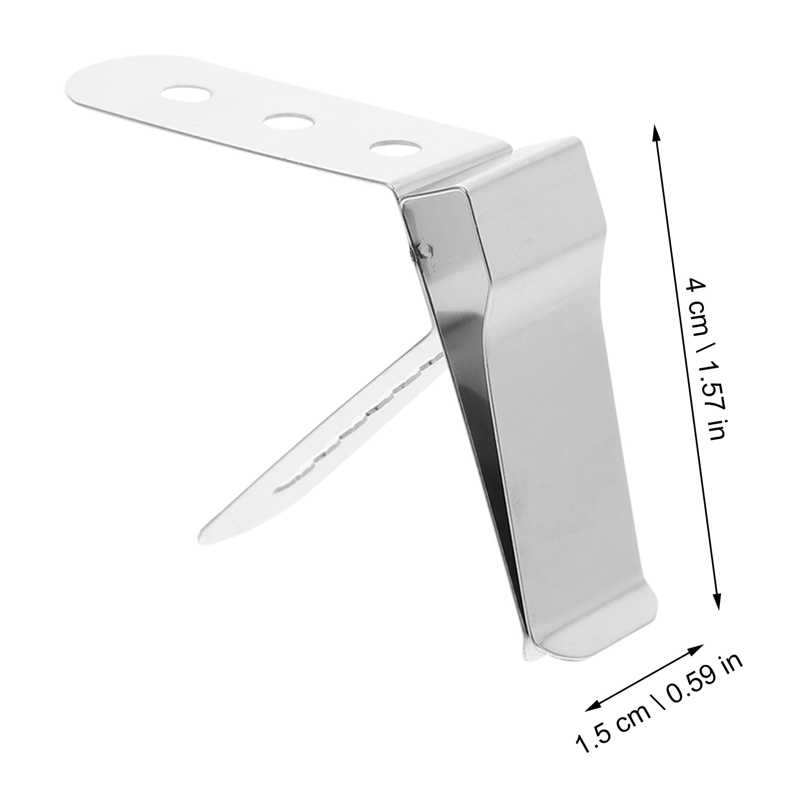 

1pc Stainless Steel Thermometer Clamp Kitchen Supplies Temperature Holder Probe Clip Fixing Bracket Clamp Holders Rusted