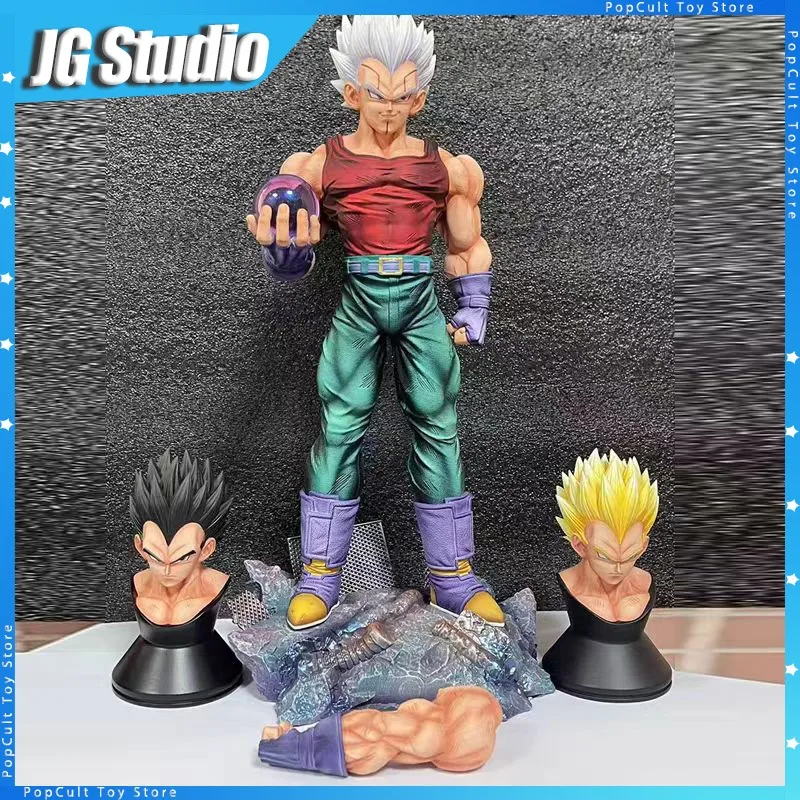 Nieuwe JG Studio 31 cm Dragon Ball Action Figure GT Baby & Vegeta Super Saiyan Anime Figuren PVC Standbeeld 2 hoofden Model Geschenken Speelgoed