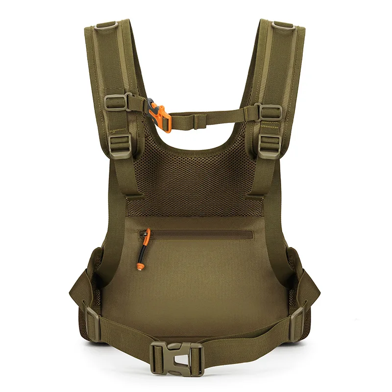 جديد التكتيكية الصيد على ظهره مع أصحاب قضيب إغراء حقيبة صدر للرجال والعتاد حقيبة التخزين مول المشي لمسافات طويلة حزمة مراوح الصيد تلاعب الحقيبة