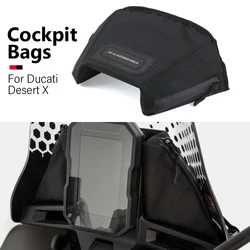 For Ducati DesertX Desert X 2022 2023 2024 Motorcycle Accessories Waterproof Storage Mobile Phone Bag Cockpit Bags