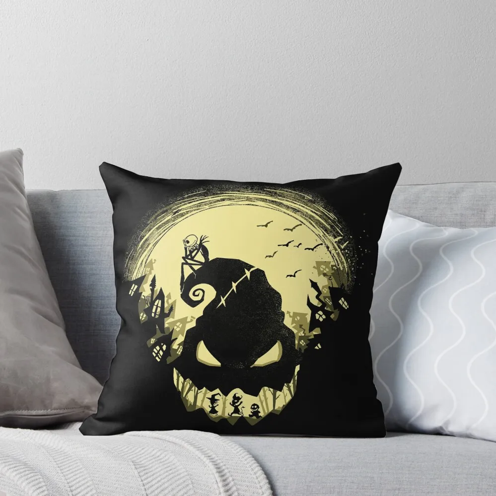 

Jack's Nightmare Throw Pillow Cushions Cover Couch Cushions Pillows Aesthetic Christmas Covers For Cushions pillow