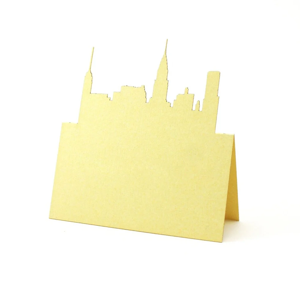 NYC Place Cards, NYC Escort Cards, NYC Wedding cards, Table Number card, Skyline place card , Bridal Shower, setting cards, Broo