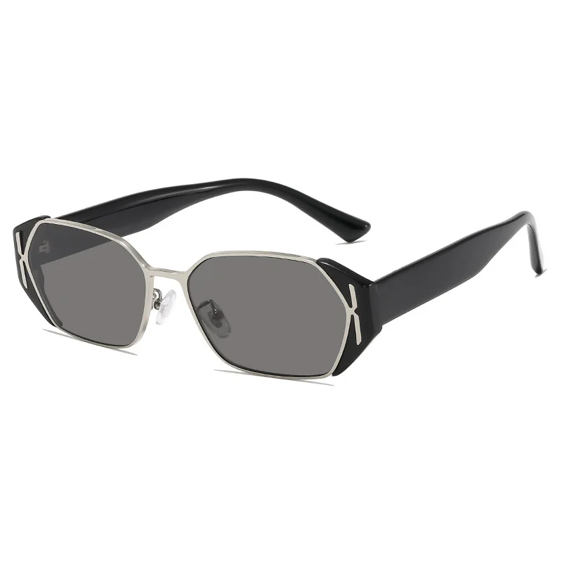 

​​2025 Retro Small Ice Cube Plate Sunglasses Women, Square Round Face Thin UV400 Protection Advanced Fashion Trendy Chic Shades​