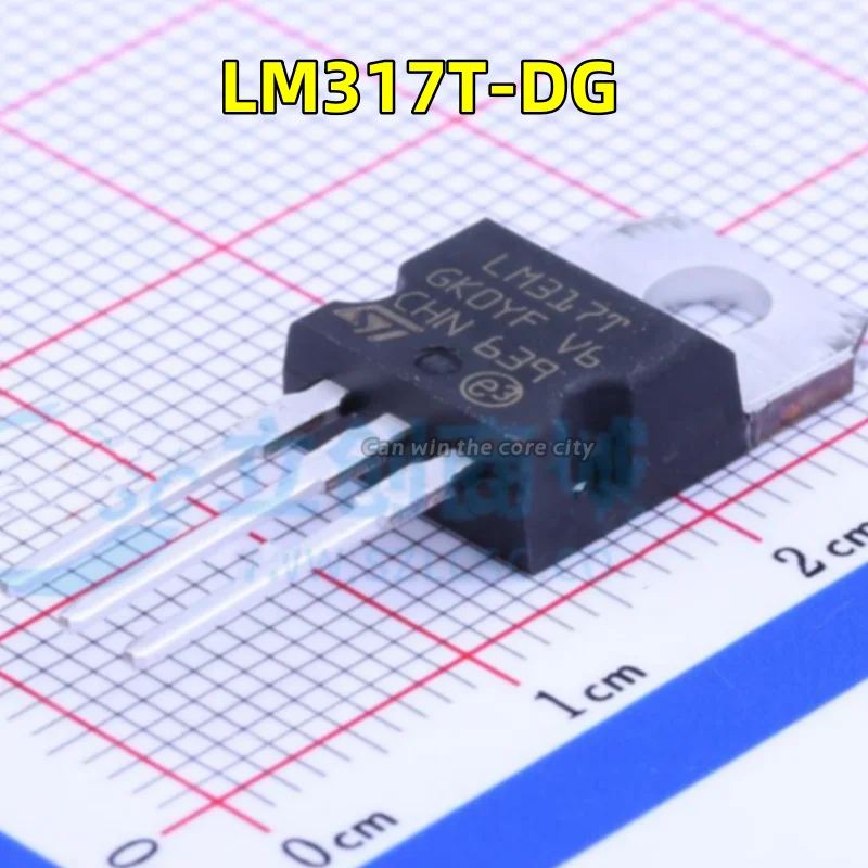 1-100 PCS/LOT New LM317T-DG LM317T package TO-220 Linear Regulator IC chip