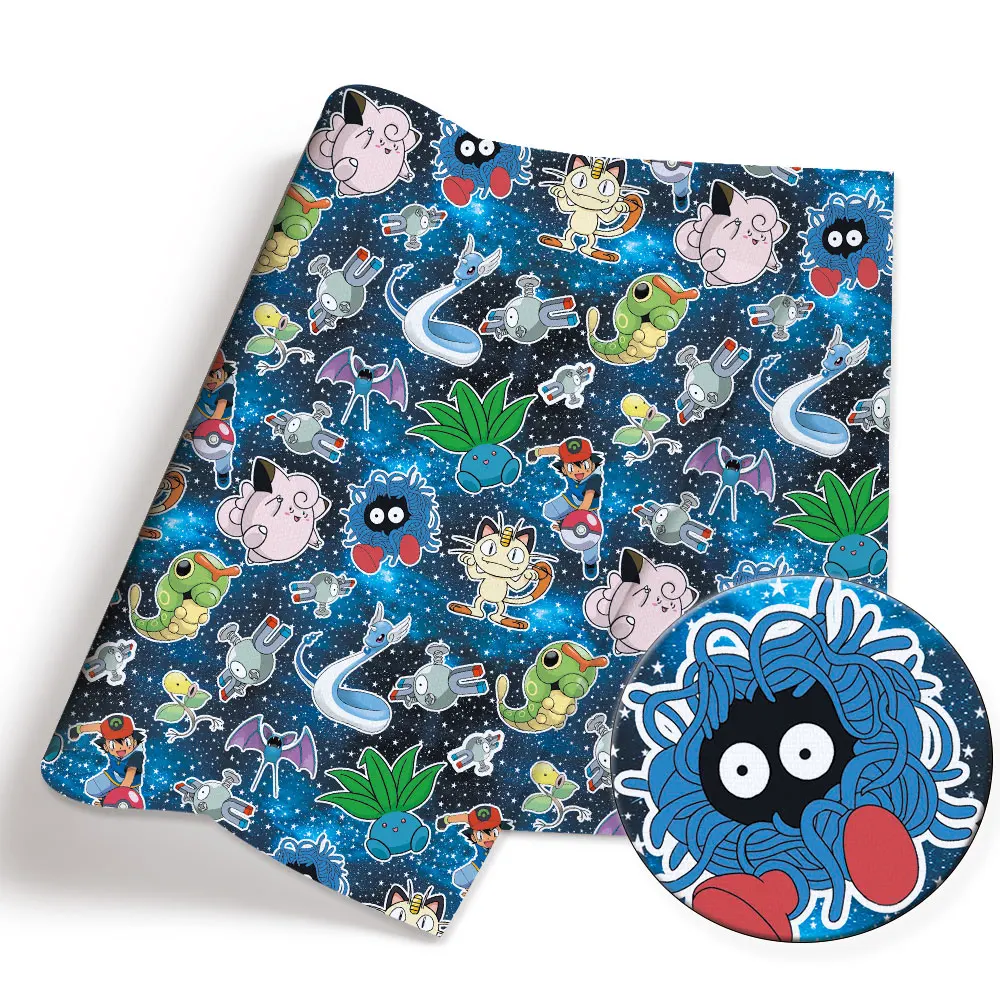Pokemon Cartoon Fabric140*50cm Handgemaakte Naaien Patchwork Quilten Babyjurk Thuis Vel Bedrukte Stof Stof Naaien Kinderen