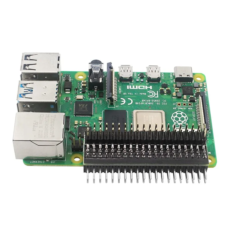 GPIO Edge Nối Dài Đầu Cho Raspberry Pi 40 Pin Đôi Hàng Góc GPIO Edge Nối Dài Cổng Kết Nối Cho Pi 4B 3B + 3B Bằng Không