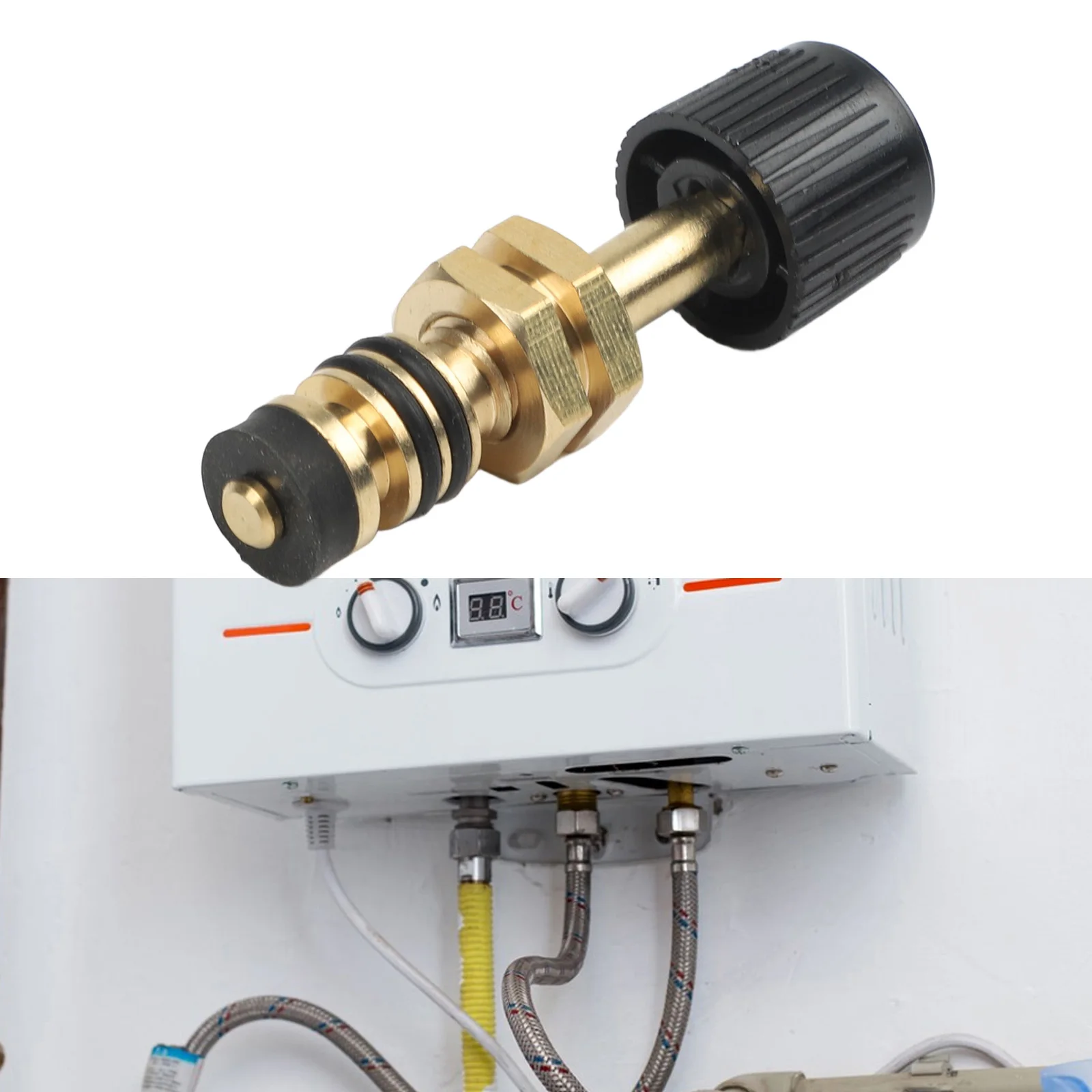 Gas Wall Hanging Furnace Accessory Water Supply Switch with Leak Proof Design and Easy Integration for Water Flow Management