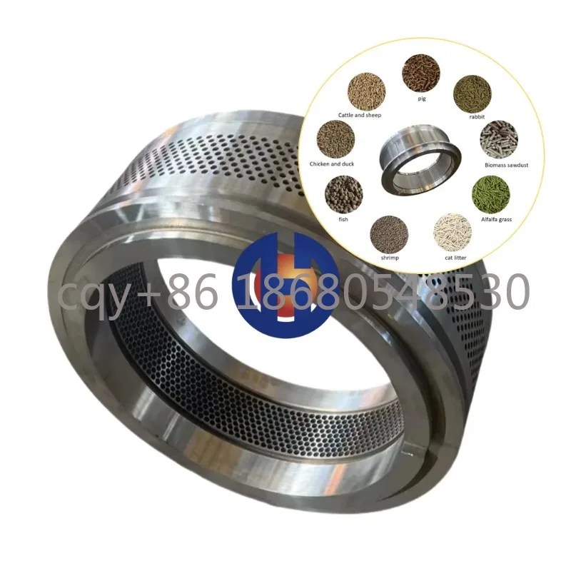 1Lo قابل للتخصيص سبائك الفولاذ المقاوم للصدأ حلقة الصلب يموت لآلة تغذية بيليه Ptn 650