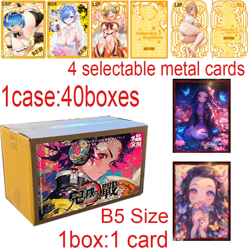 

Demon Slayer Collection Japanese Anime Kimetsu No Yaiba Booster Box Tcg Cards Toy Hobbies Gifts