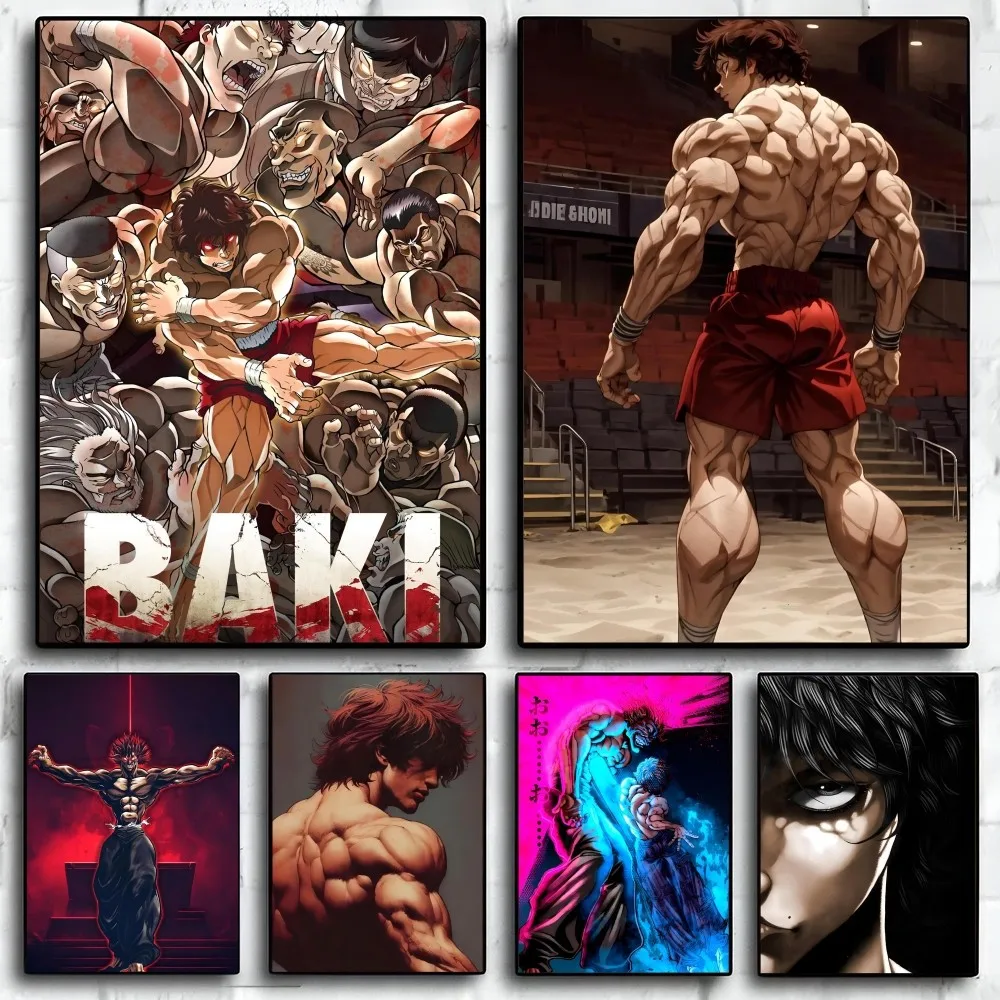 

Japanese Anime Baki Hanma Poster Paper Print Home Living Room Bedroom Entrance Bar Restaurant Cafe Art Painting Decoration
