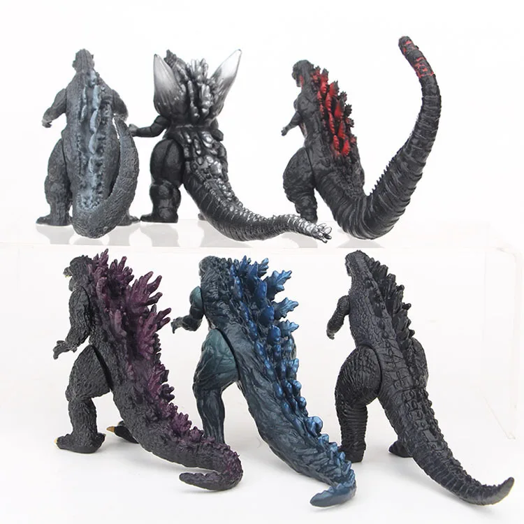 6pcs/set Dinosaur Movie Godzilla PVC Action Figure Kids Gift 8cm