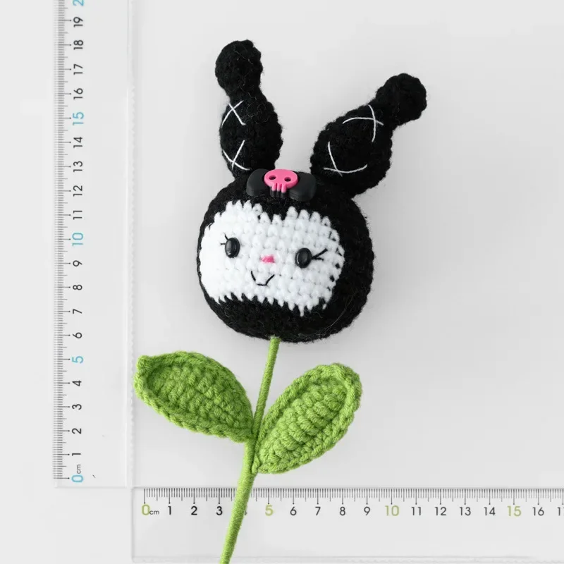 1pc Handmade Simulation Crochet Flower Cartoon Animal Bouquet Desk Decora Lovely Doll Gif for Kids Children\'s Day Wholesale 2024