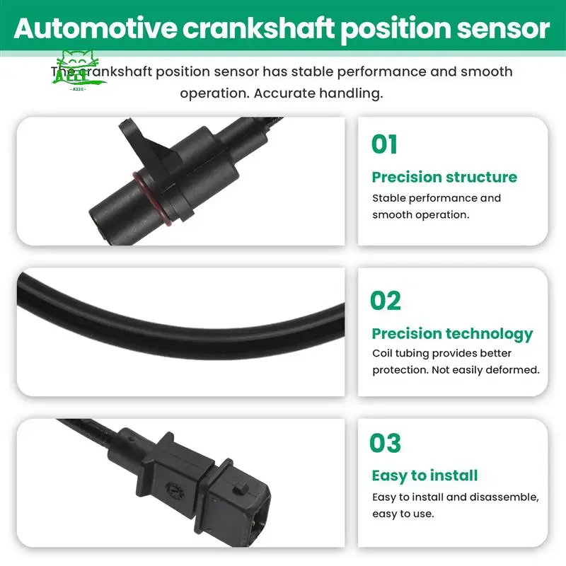 

A22E-Crankshaft Position Sensor For 06-11 Hyundai Accent Kia Rio 39180-22600 , 39180-26900, PC531 , 5S1776