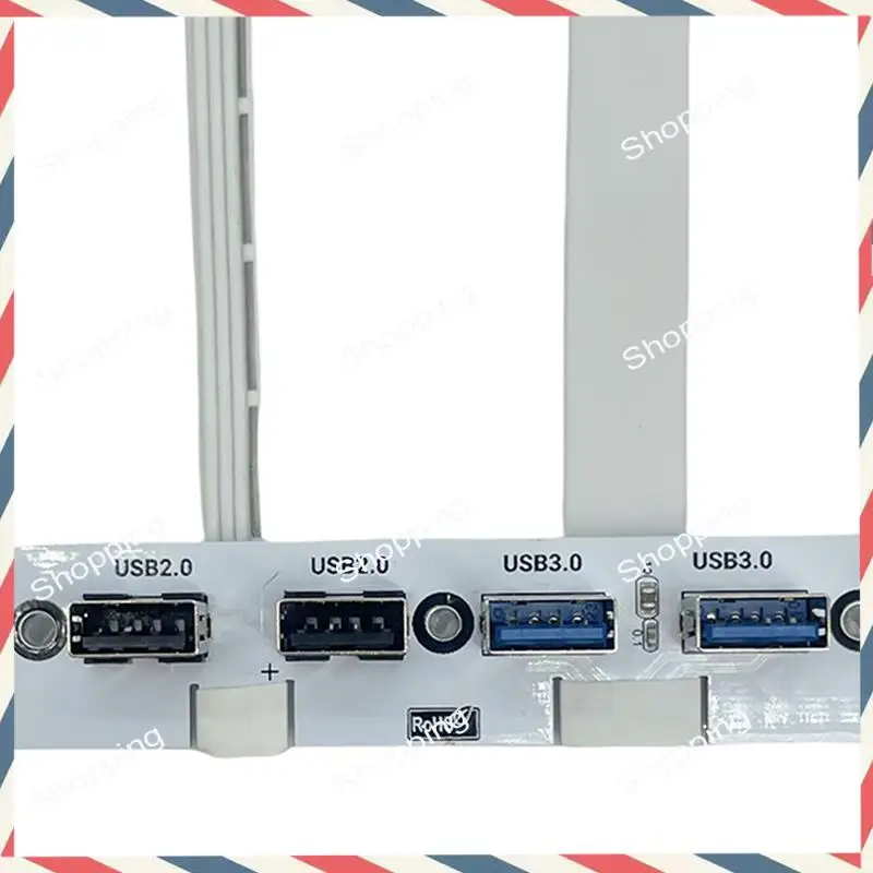 M20K USB 3.0 Front Panel Hub IO Panel 2-Port USB3.0 + 2-Port USB2.0 + 1-Port TYPE-C 20G + LED Schalter Für PC Fall Desktop