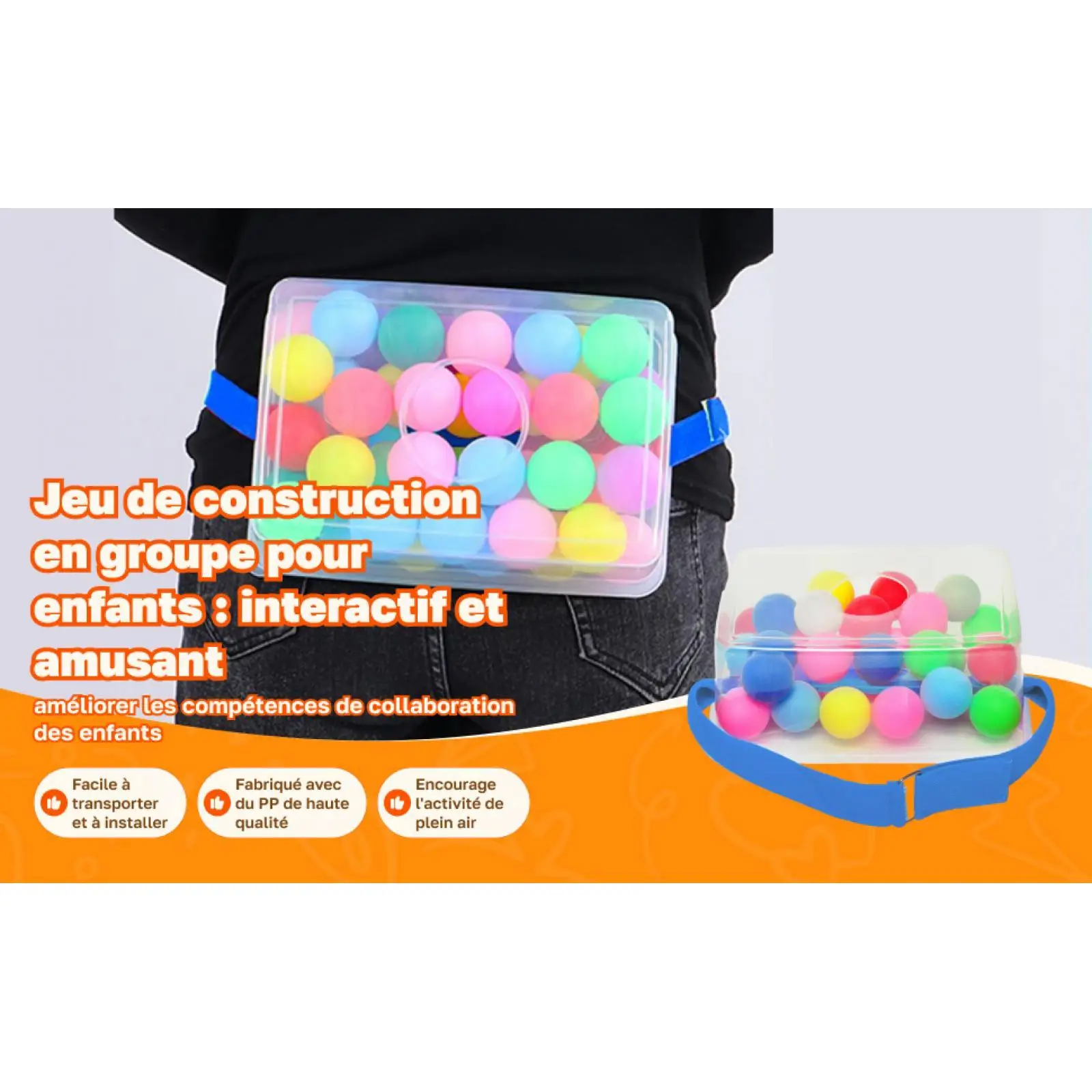 Swing Hip Shaking Ball Game Set for Kids Adults Outdoor Camping Birthday Party Fun Activity Toy with